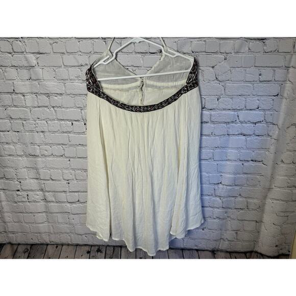 Volcom Stonerow Collection Embroidered Boho Halter Sun Dress - Picture 5 of 9